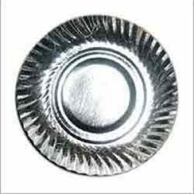Silver paper plate