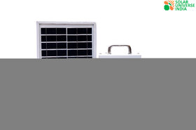 SUI Mini Solar Home Lighting System with 2 LED bulbs, Battery  Solar Panel - 27Wh Battery  5W Solar Panel