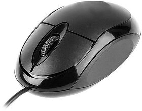 DM-01 USB Optical Wired Mouse - Black